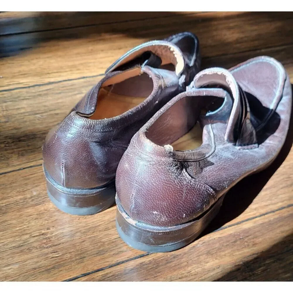 Vintage Regal Men's Leather Dressy Loafers Oxblood Sz 8.5